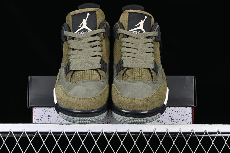 All categories Air Jordan Jordan series basketball shoes Air Jordan 4 Air Jordan 4 SE Craft "Medium Olive" AJ4 Joe 4 olive green FB9927-200